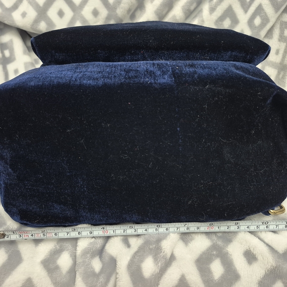 Aimee Kestenberg Deep Blue Velvet Backpack - Picture 4 of 16